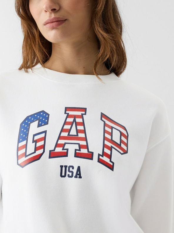 GAP Овърсайз суитчър с логото на GAP