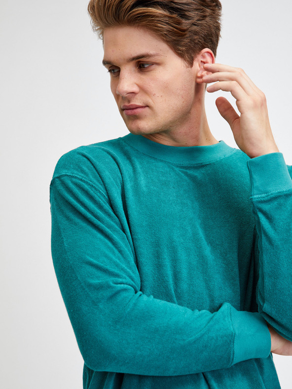 GAP Суитшърт от フротирана материя GAP