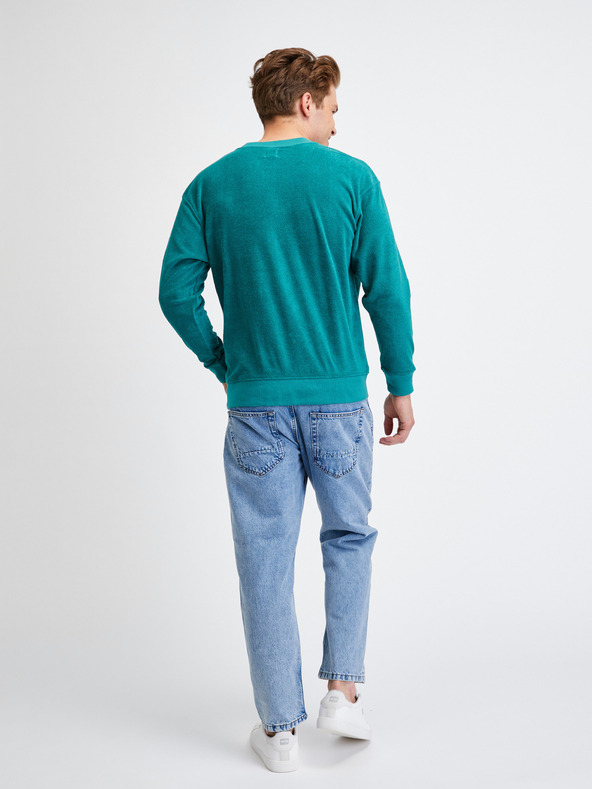 GAP Суитшърт от フротирана материя GAP