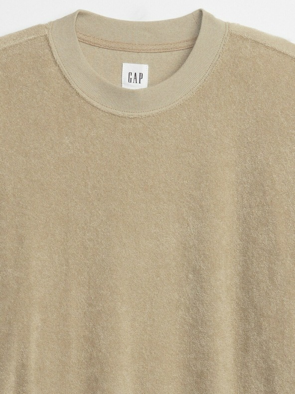 GAP Суитшърт от フротирана материя GAP