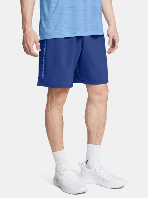 Under Armour Мъжки къси панталони Under Armour UA Tech Woven Wordmark Short-BLU