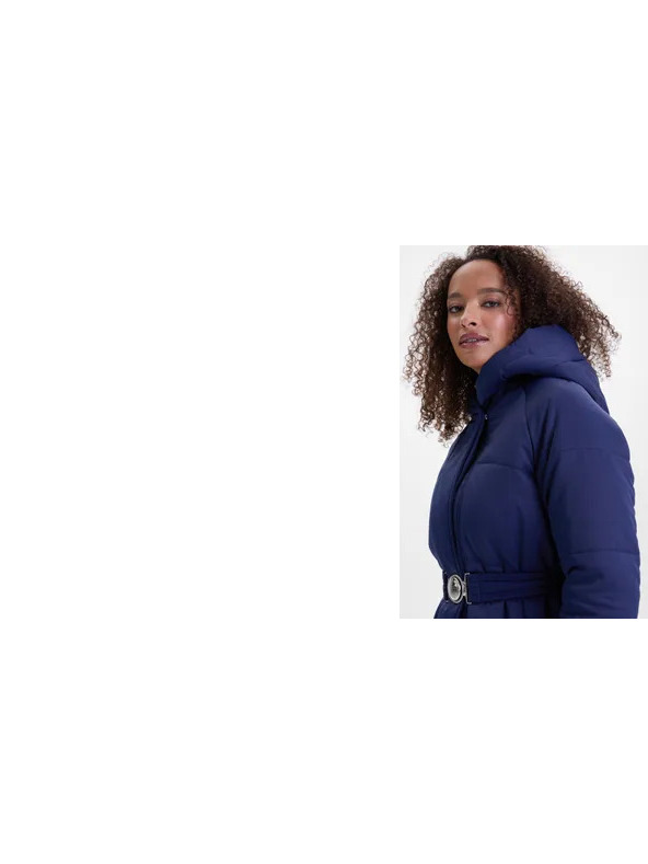 Orsay Тъмно синьо дамско ватирано палто ORSAY