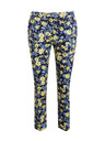 Orsay Жълто-син дамски къс панталон на цветя ORSAY