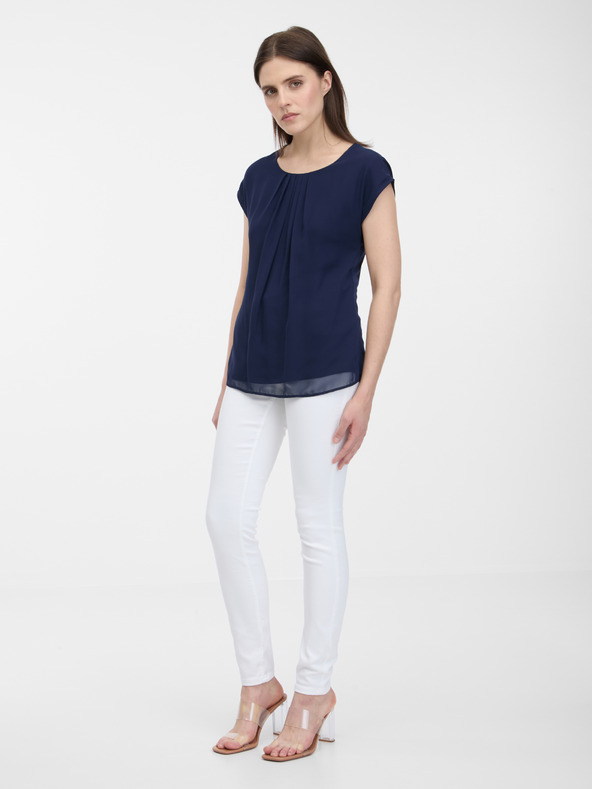 Orsay Тъмносиня дамска блуза ORSAY