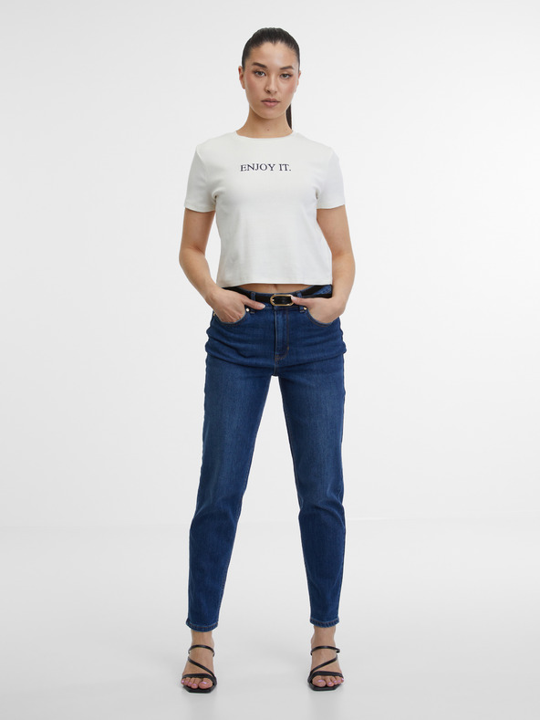 Orsay Кремава дамска тениска ORSAY