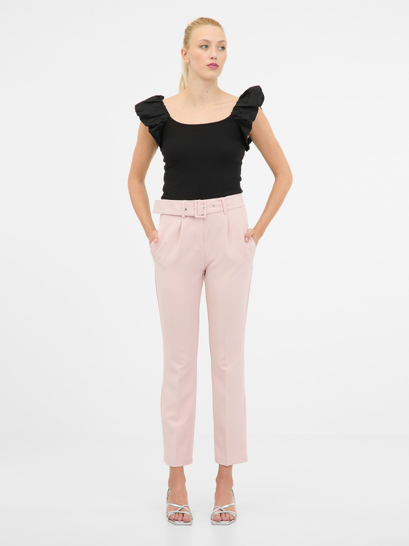 Orsay Черна дамска тениска с къс ръкав ORSAY