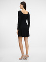 Orsay Черна дамска рокля с дължина до коляното ORSAY