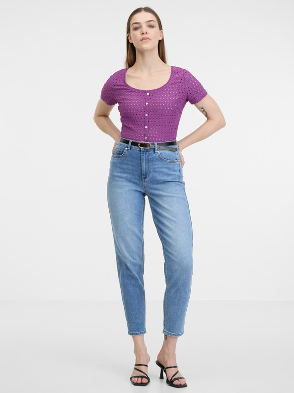 Orsay Лилава дамска тениска ORSAY