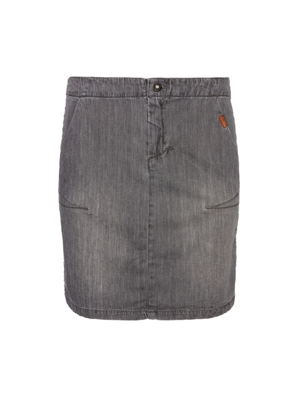 Sam 73 Сива дамска пола от деним с ръкави SAM 73