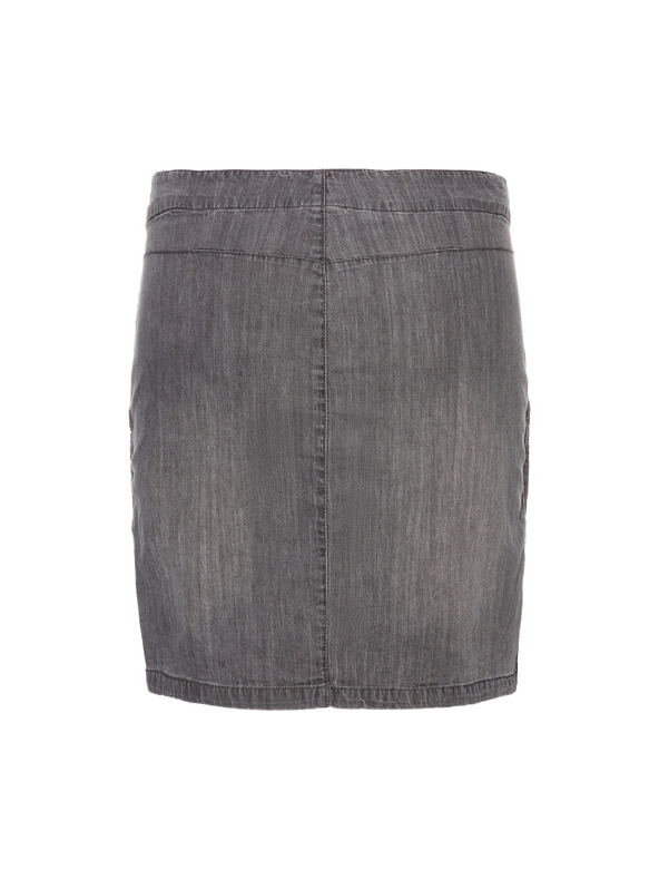 Sam 73 Сива дамска пола от деним с ръкави SAM 73