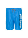 Sam 73 Сини мъжки къси панталони за плуване с щампа SAM 73