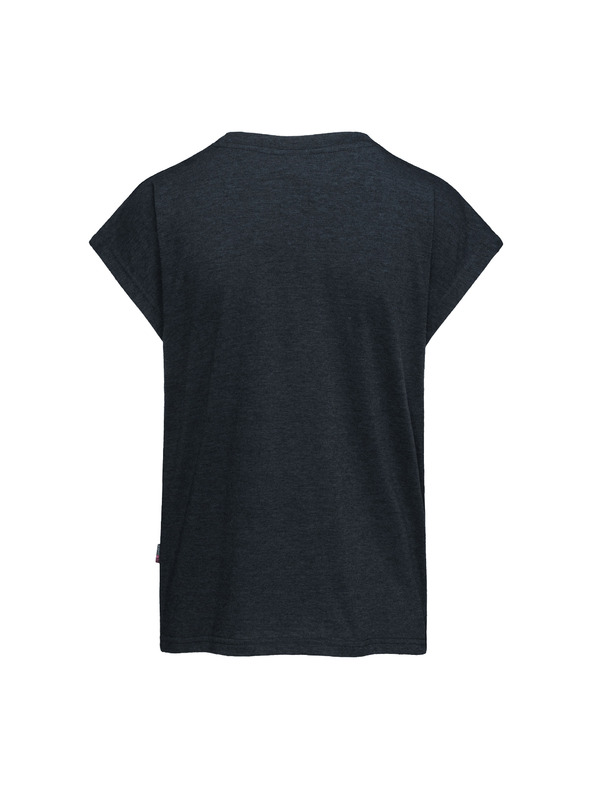 Sam 73 Тъмно сива дамска тениска с щампа SAM 73