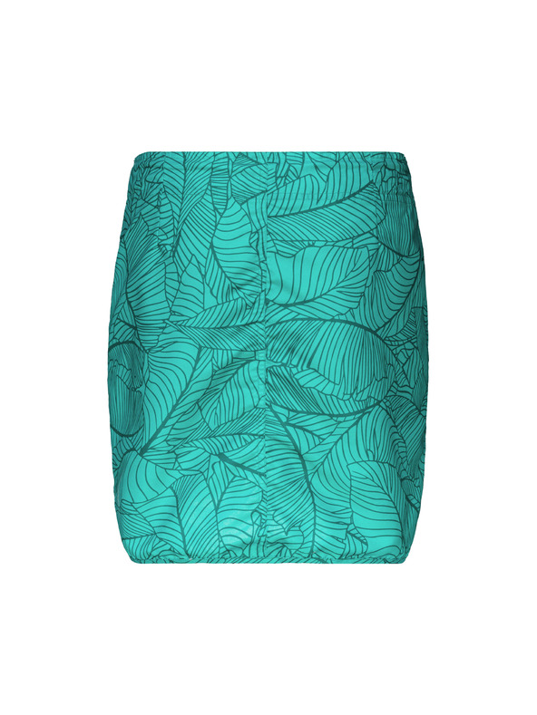 Sam 73 Тюркоазена дамска пола с шарка и джобове SAM 73