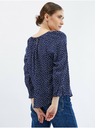 Orsay Тъмн синя дамска блуза на точки ORSAY