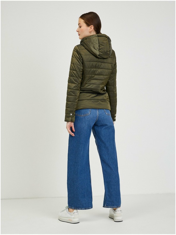 Orsay Дамско ватирано яке в цвят каки ORSAY