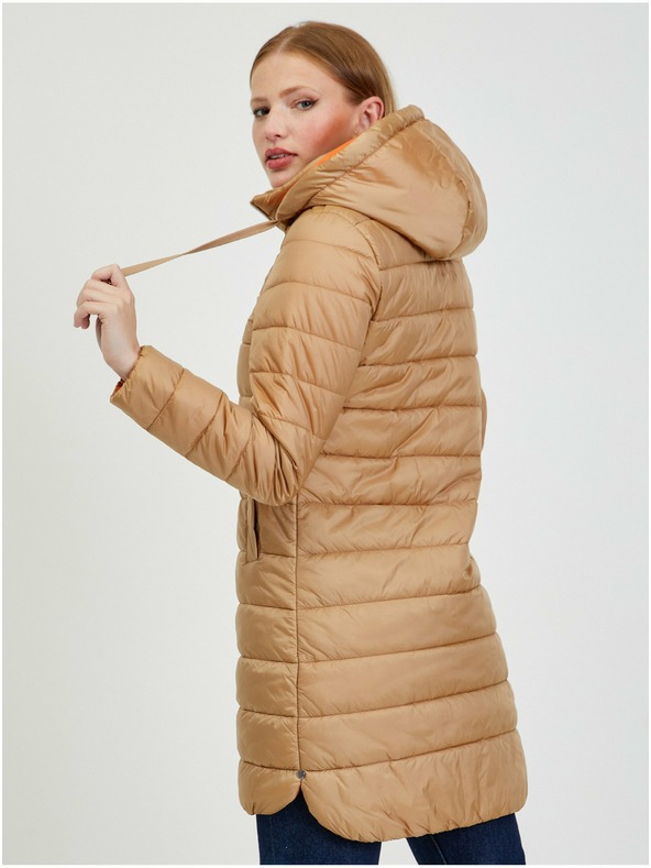 Orsay Светлокафяво дамско зимно ватирано палто ORSAY