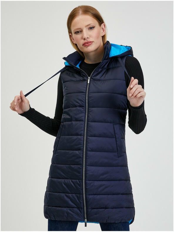 Orsay Тъмносин дамски ватиран елек ORSAY