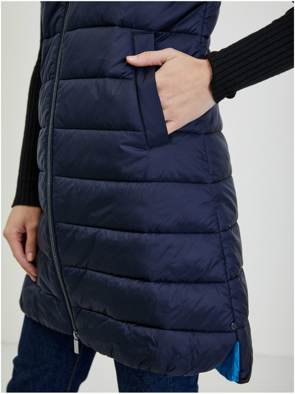 Orsay Тъмносин дамски ватиран елек ORSAY