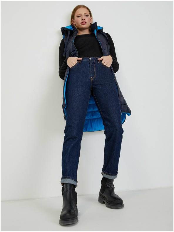 Orsay Тъмносин дамски ватиран елек ORSAY