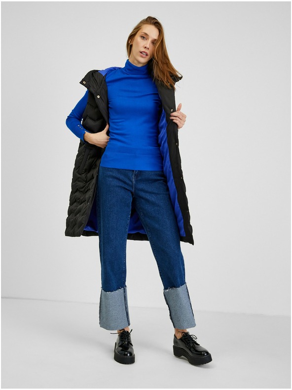 Orsay Черен дамски ватиран елек ORSAY