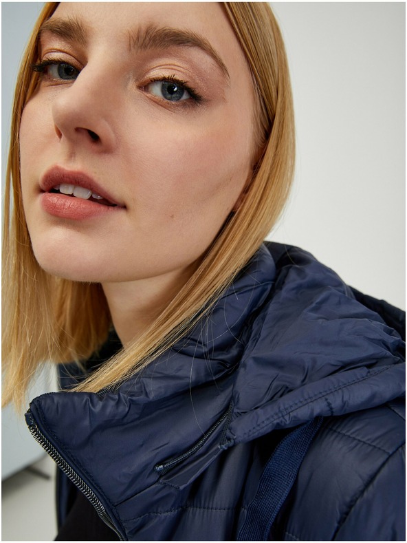 Orsay Тъмносиньо дамско леко ватирано палто ORSAY