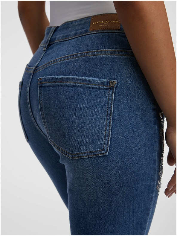 Orsay Сини дамски slim fit дънки ORSAY