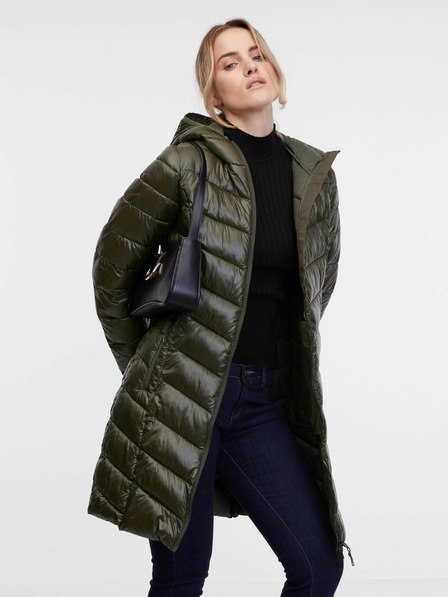 Orsay Дамско ватирано палто в цвят каки ORSAY