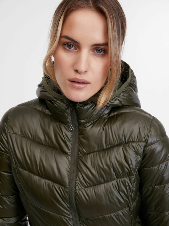 Orsay Дамско ватирано палто в цвят каки ORSAY