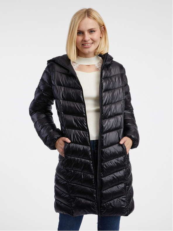 Orsay Черно дамско ватирано палто ORSAY