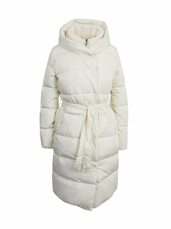 Orsay Кремаво дамско пухено палто ORSAY