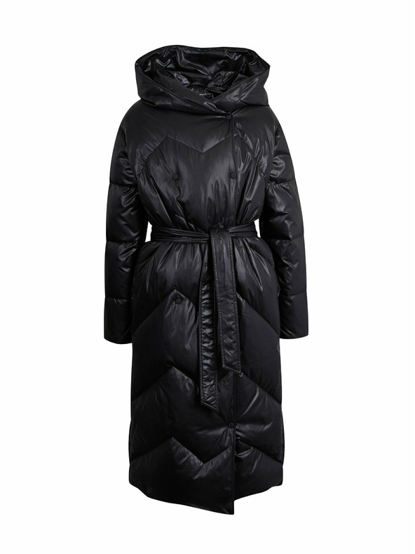 Orsay Черно дамско пухено палто ORSAY