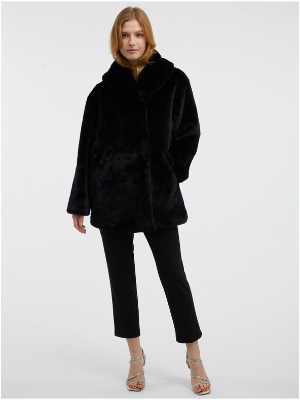 Orsay Черно дамско палто ORSAY