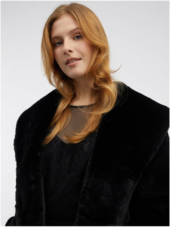 Orsay Черно дамско палто ORSAY