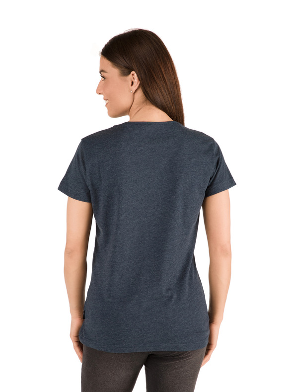 Sam 73 Тъмно синя дамска тениска с щампа SAM 73