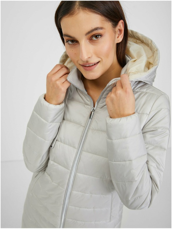 Orsay Светлосиньо дамско зимно ватирано палто ORSAY