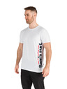 Sam 73 Бяла мъжка тениска с щампа SAM 73