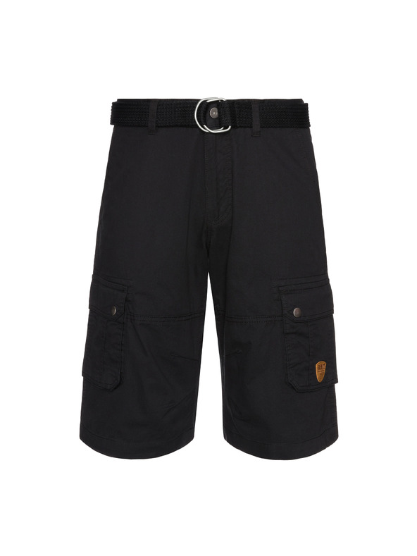 Sam 73 Черни мъжки къси панталони с джобове SAM 73