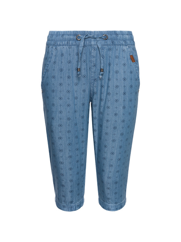 Sam 73 Сини 3/4 панталони за момичета с шарка SAM 73