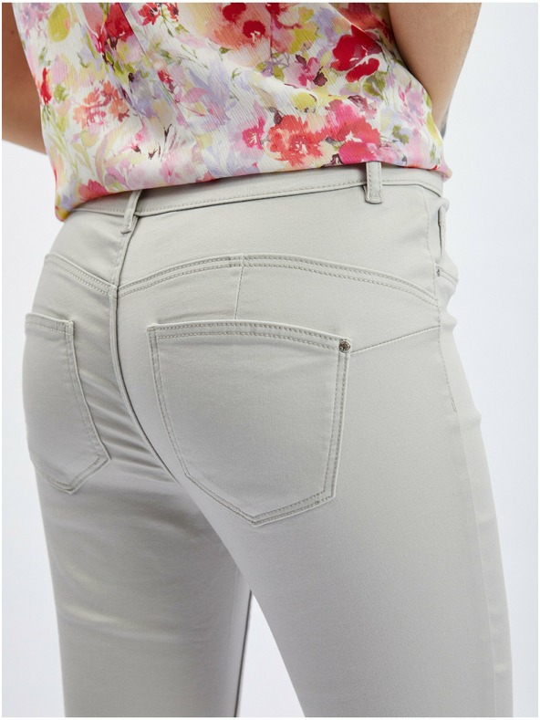 Orsay Светлосиви дамски straight fit дънки ORSAY
