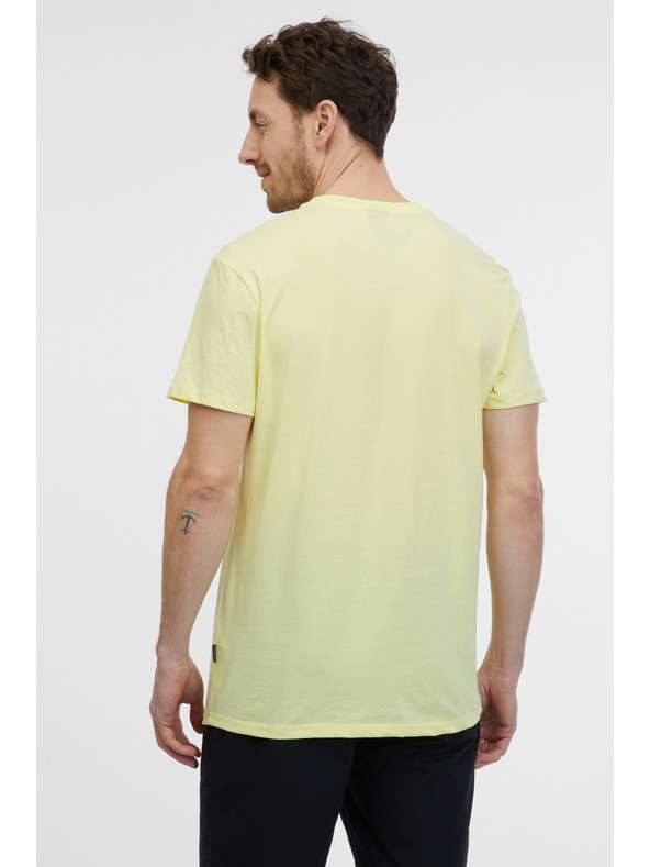 Sam 73 Светложълта мъжка тениска SAM 73 Fabio