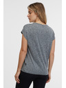 Sam 73 Сива дамска тениска на райета SAM 73 Juliana