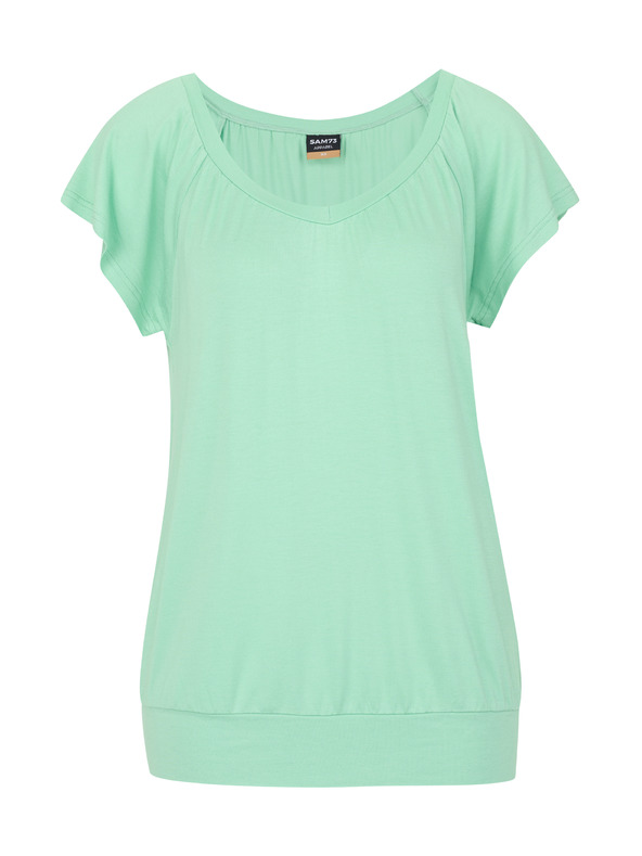 Sam 73 Светлозелена дамска тениска SAM 73 Cleopatra