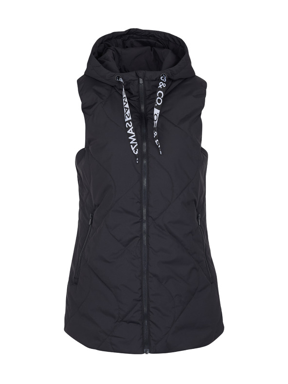 Sam 73 Черна дамска ватирана жилетка SAM 73 Aida