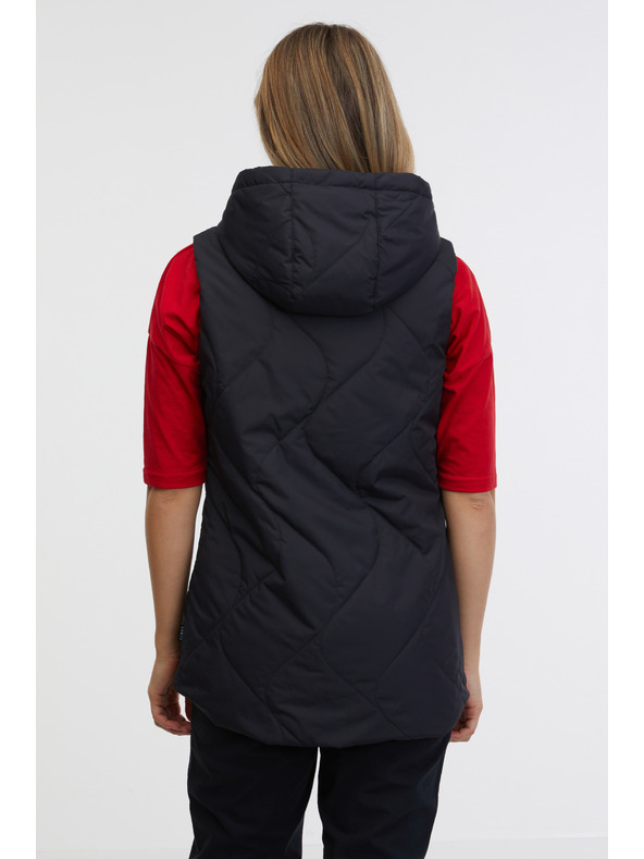 Sam 73 Черна дамска ватирана жилетка SAM 73 Aida