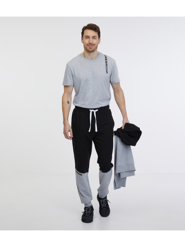 Sam 73 Мъжки сиво-черен суитчър SAM 73 Jorge