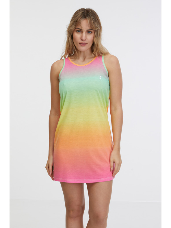 Sam 73 Дамска жълто-розова рокля SAM 73 Renee