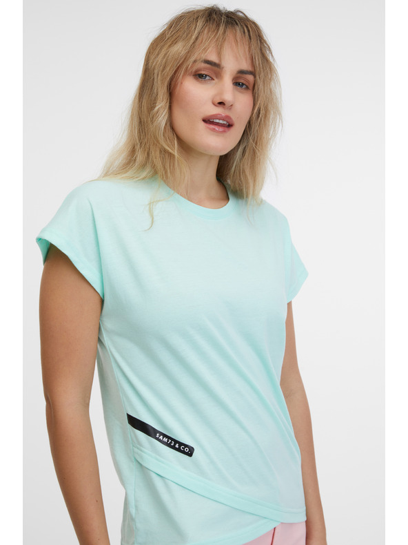 Sam 73 Тюркоазена дамска тениска SAM 73 Cristal