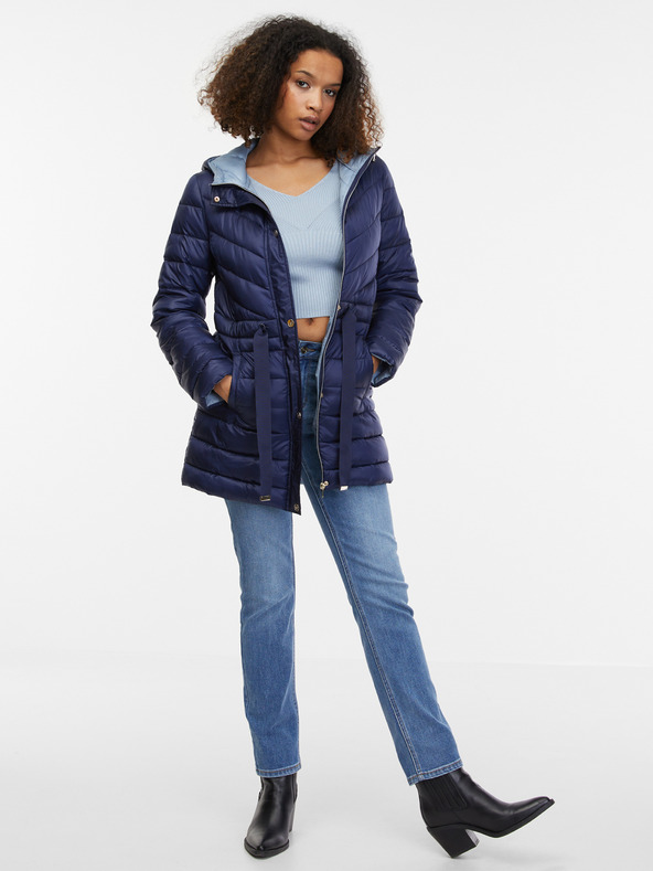 Orsay Синьо дамско палто ORSAY