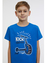 Sam 73 Синя тениска за момчета SAM 73 Bluto