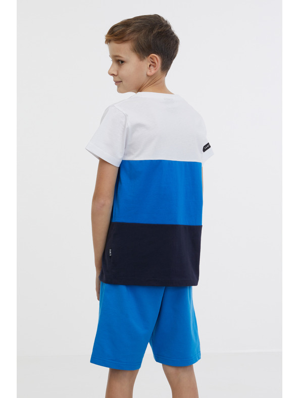 Sam 73 Синя и бяла риза за момчета SAM 73 Jabba